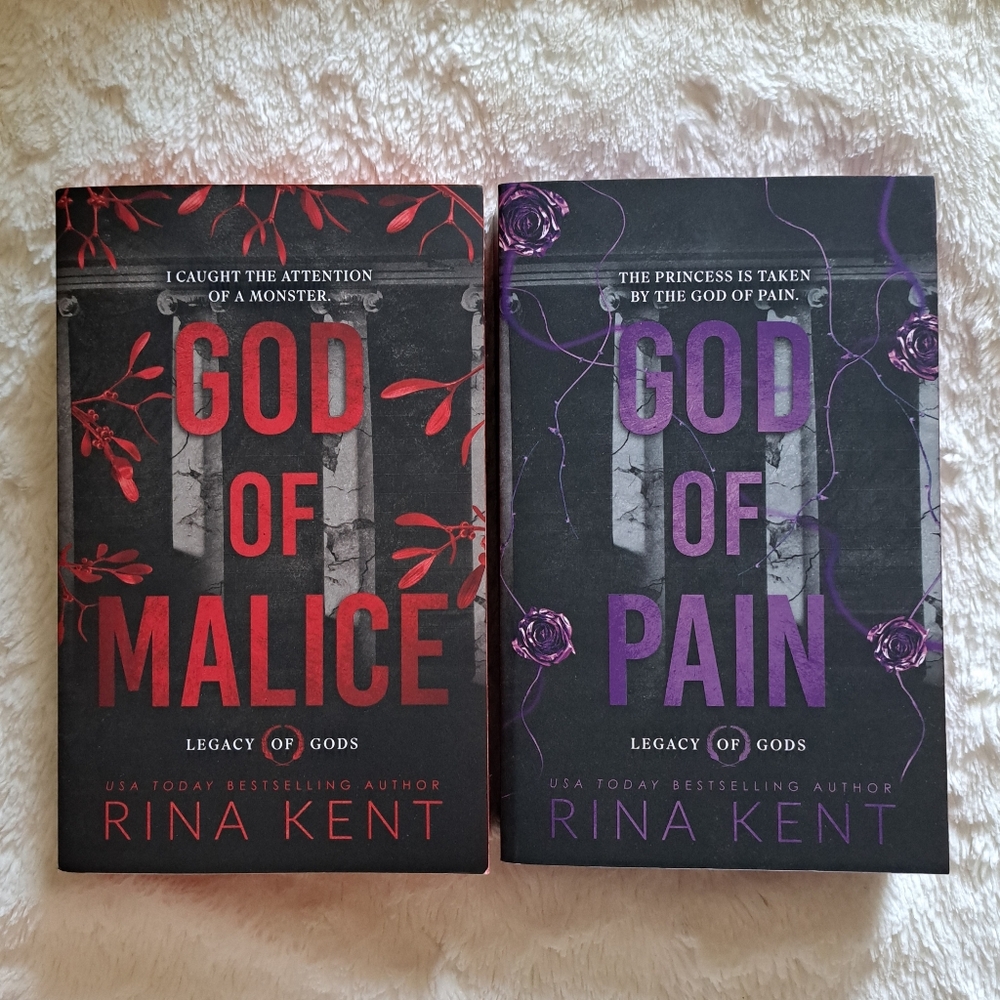 God of Malice by Rina Kent Book Bundle Sprayed edges